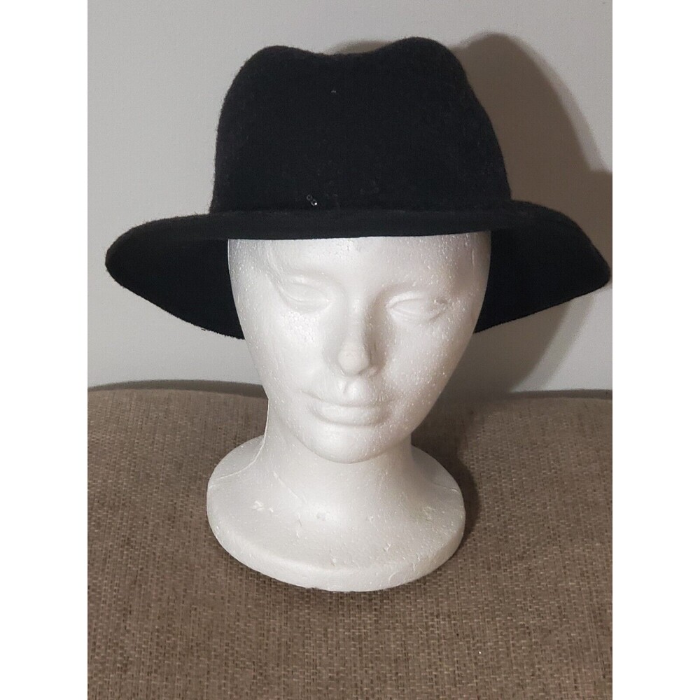 Diesel Corinda Black Glitter Hat Cap Wool Size I